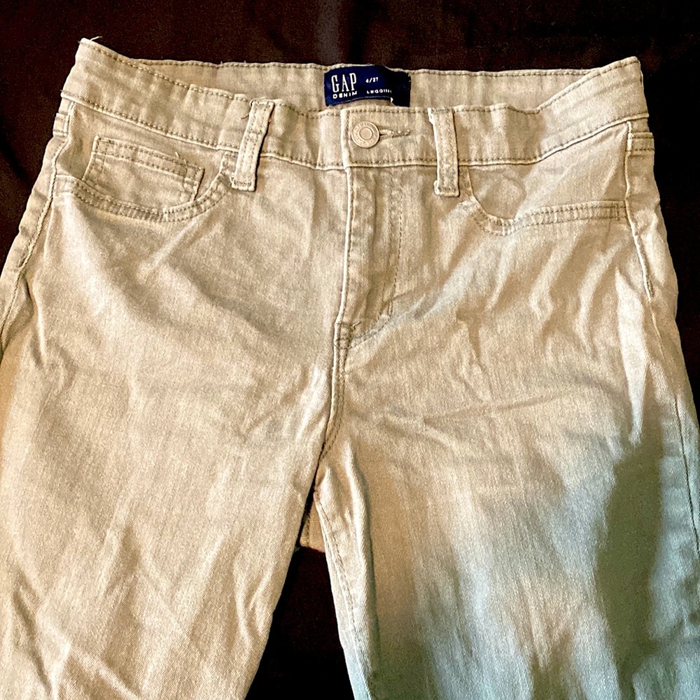 Gap Denim Legging. Light Green. Size 4/27.